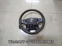 कार कार्बन फाइबर स्टीयरिंग gr wheel for toyota land cruiser FJ200 LC200 Old To New 2008-2015 To 2016+