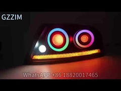 मित्सुबिशी ईवीओ 2001-2007 7-9Gen आरजीबी टेल लाइट कार लाइट रियर टेल लाइट