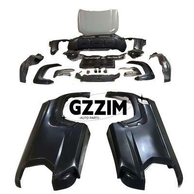 Car Front & Rear Bumper Facelift Fender Hood Car Lamp Bodykit Body Kit For 2019 Triton L200 Upgrade to 2024 Triton L200