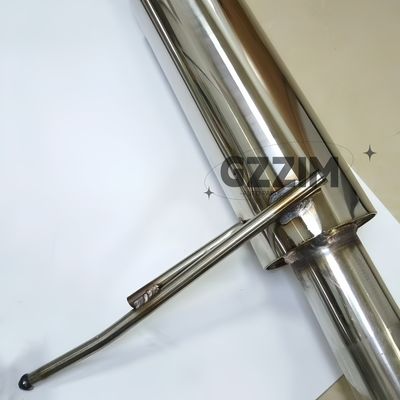 Car Exterior Accessories Exhaust System Double Tip Side Exit Carbon Fiber Muffler Exhaust For Mitsubishi Triton L200 2015-2019